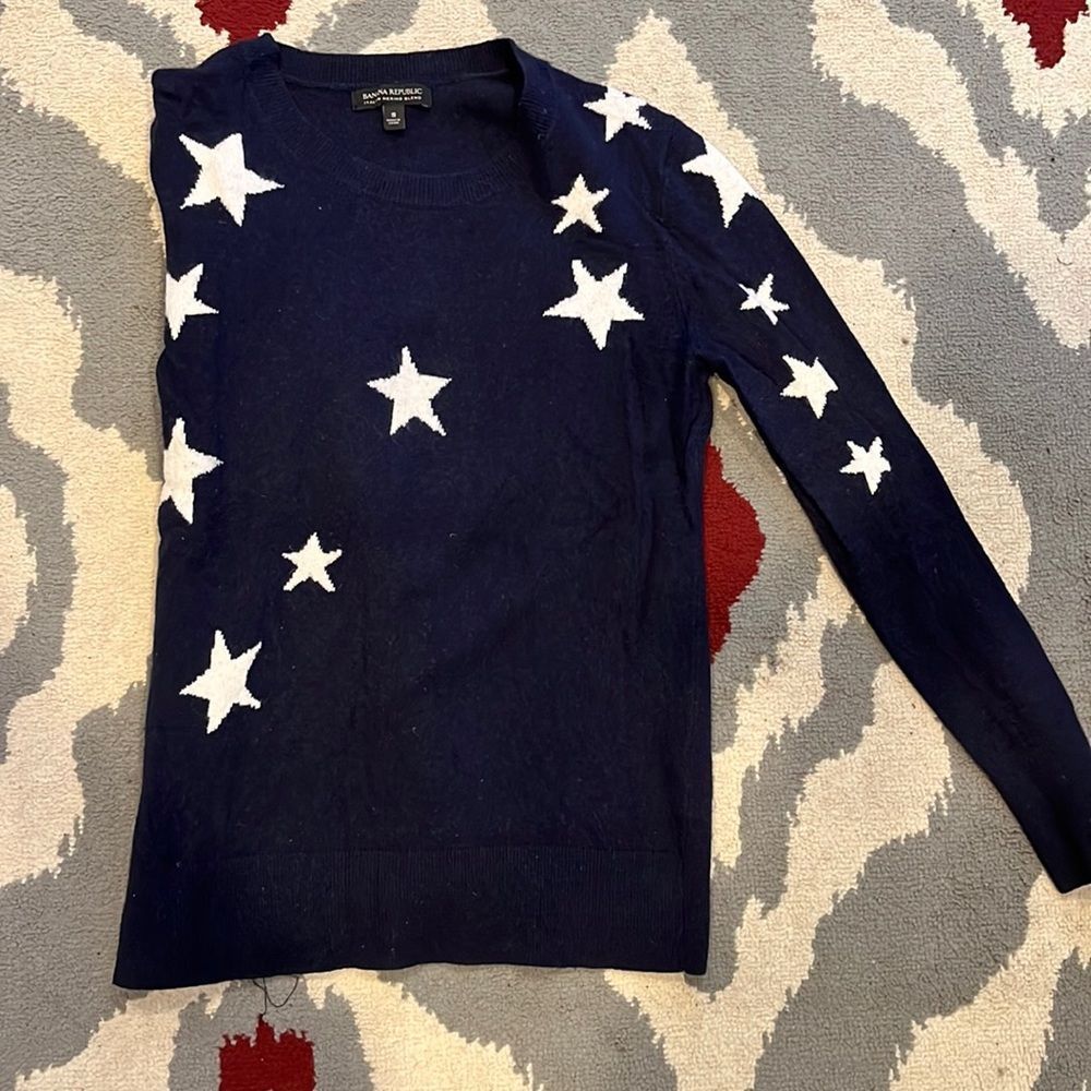 Banana republic star sweater